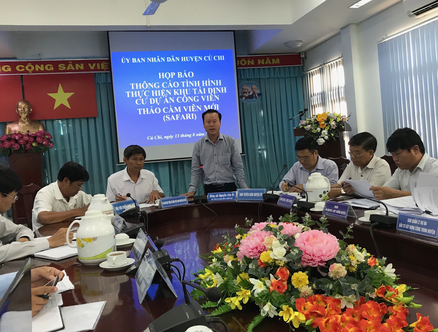 UBND huyện Củ Chi, TP HCM: Sớm xây dựng khu tái định cư dự án Safari