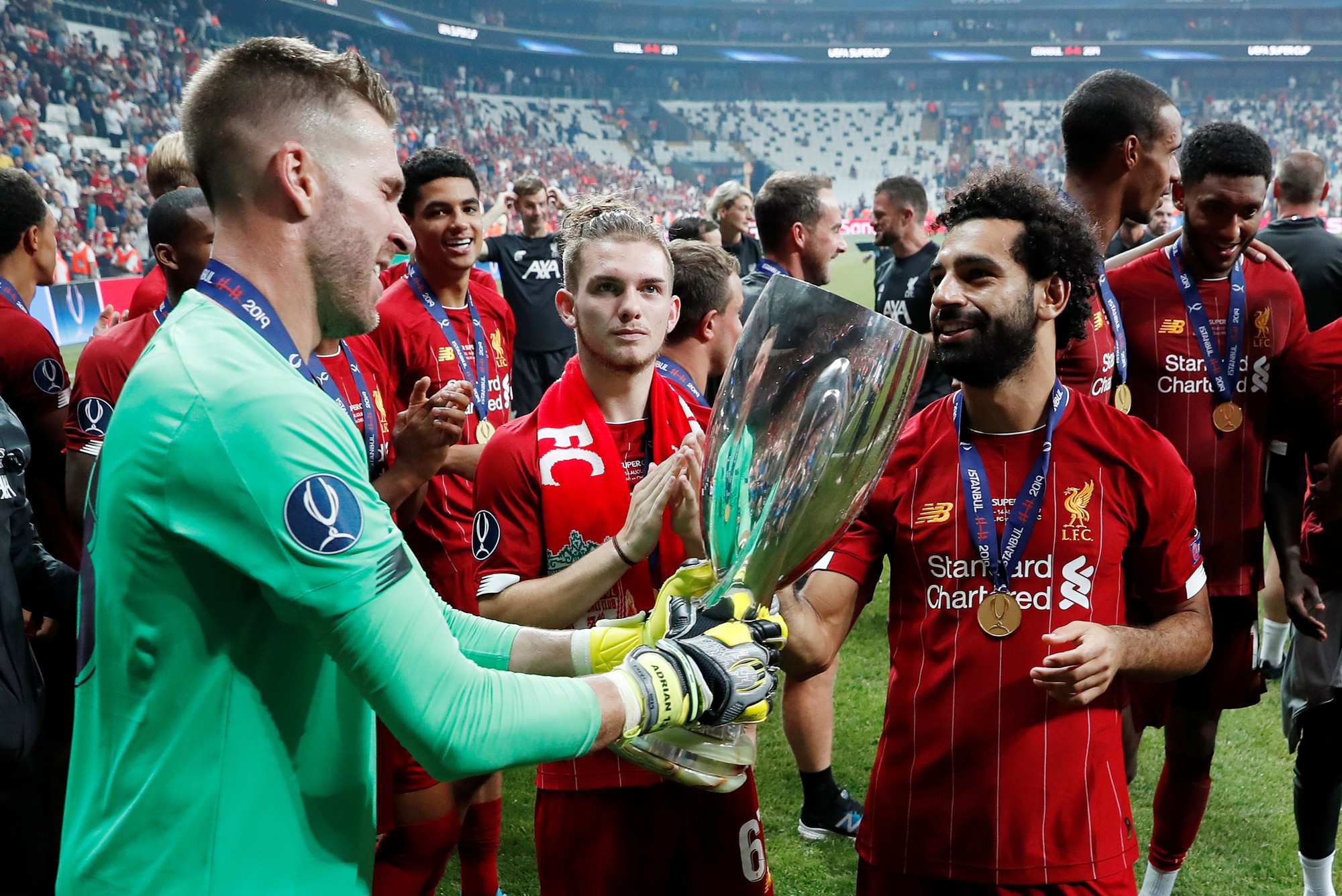 "Kép phụ" Adrian tỏa sáng, Liverpool đoạt Siêu cúp châu Âu