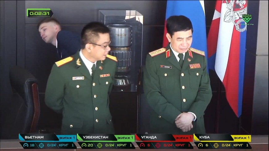 Đội tuyển xe tăng Việt Nam thi đấu chung kết Tank Biathlon 2019 - Ảnh 1.