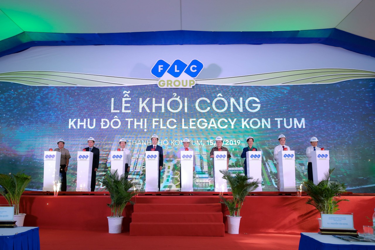 Ch&iacute;nh thức khởi c&ocirc;ng dự &aacute;n Khu đ&ocirc; thị cao cấp FLC Legacy Kon Tum - Ảnh 1.