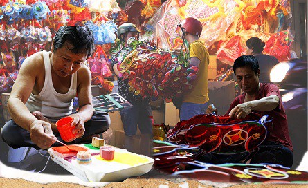 Rộn ràng xóm lồng đèn Phú Bình