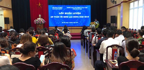 Hà Nội: Huấn luyện an toàn lao động cho cơ sở
