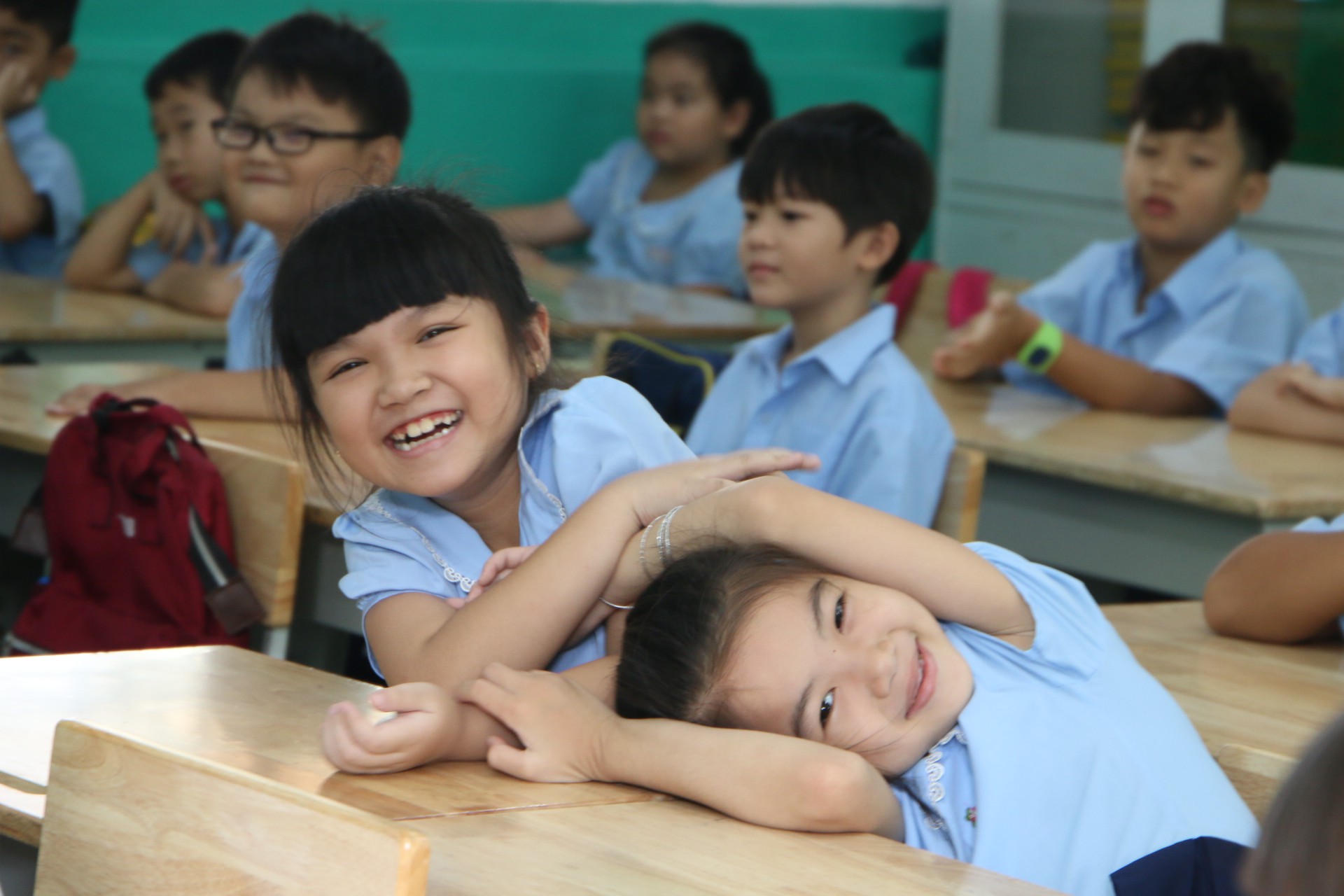 Ph&oacute;ng sự ảnh: Ch&agrave;o lớp 1 - Ảnh 16.