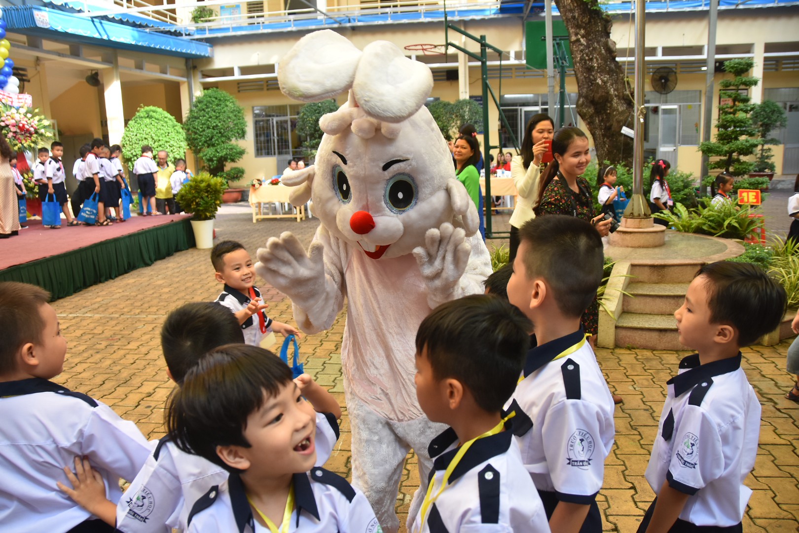 Ph&oacute;ng sự ảnh: Ch&agrave;o lớp 1 - Ảnh 11.