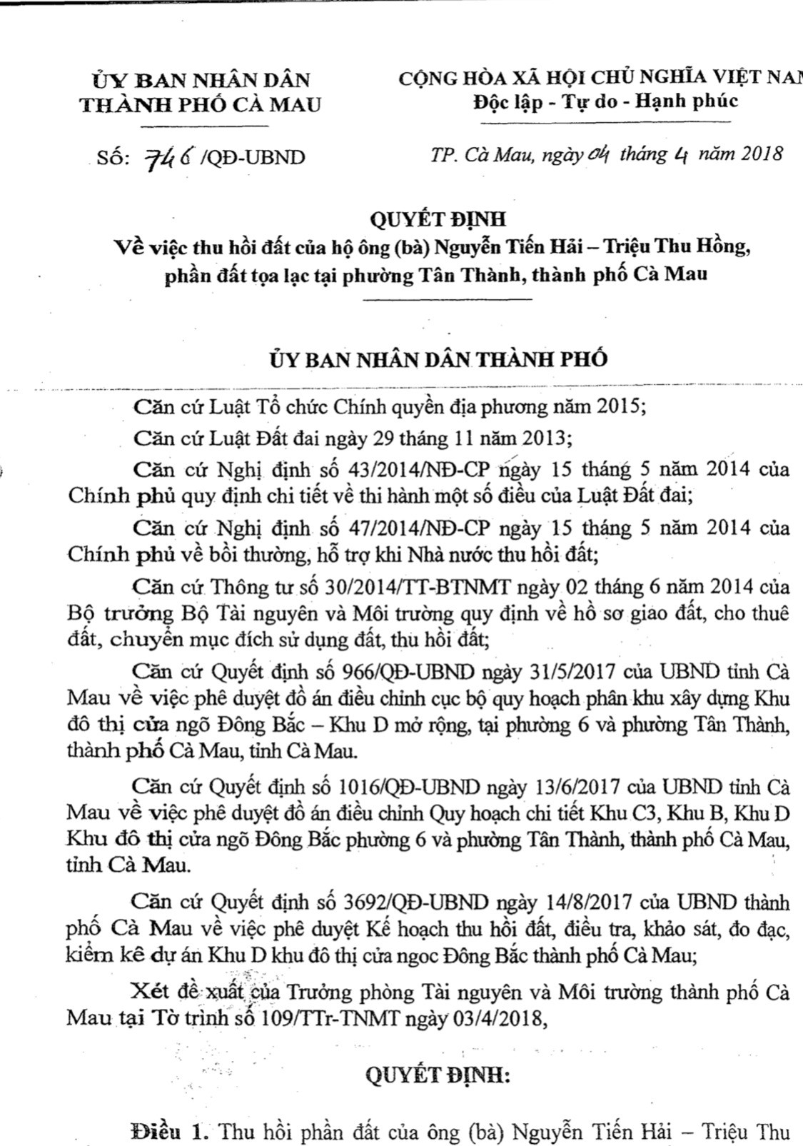 C&agrave; Mau b&aacute;c th&ocirc;ng tin &ldquo;ốc đảo b&igrave;nh y&ecirc;n&rdquo; của chủ tịch tỉnh - Ảnh 4.
