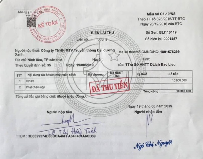 Phạt c&ocirc;ng ty truyền th&ocirc;ng quảng c&aacute;o &ldquo;Khu đ&ocirc; thị Bạc Li&ecirc;u City&rdquo; - Ảnh 4.