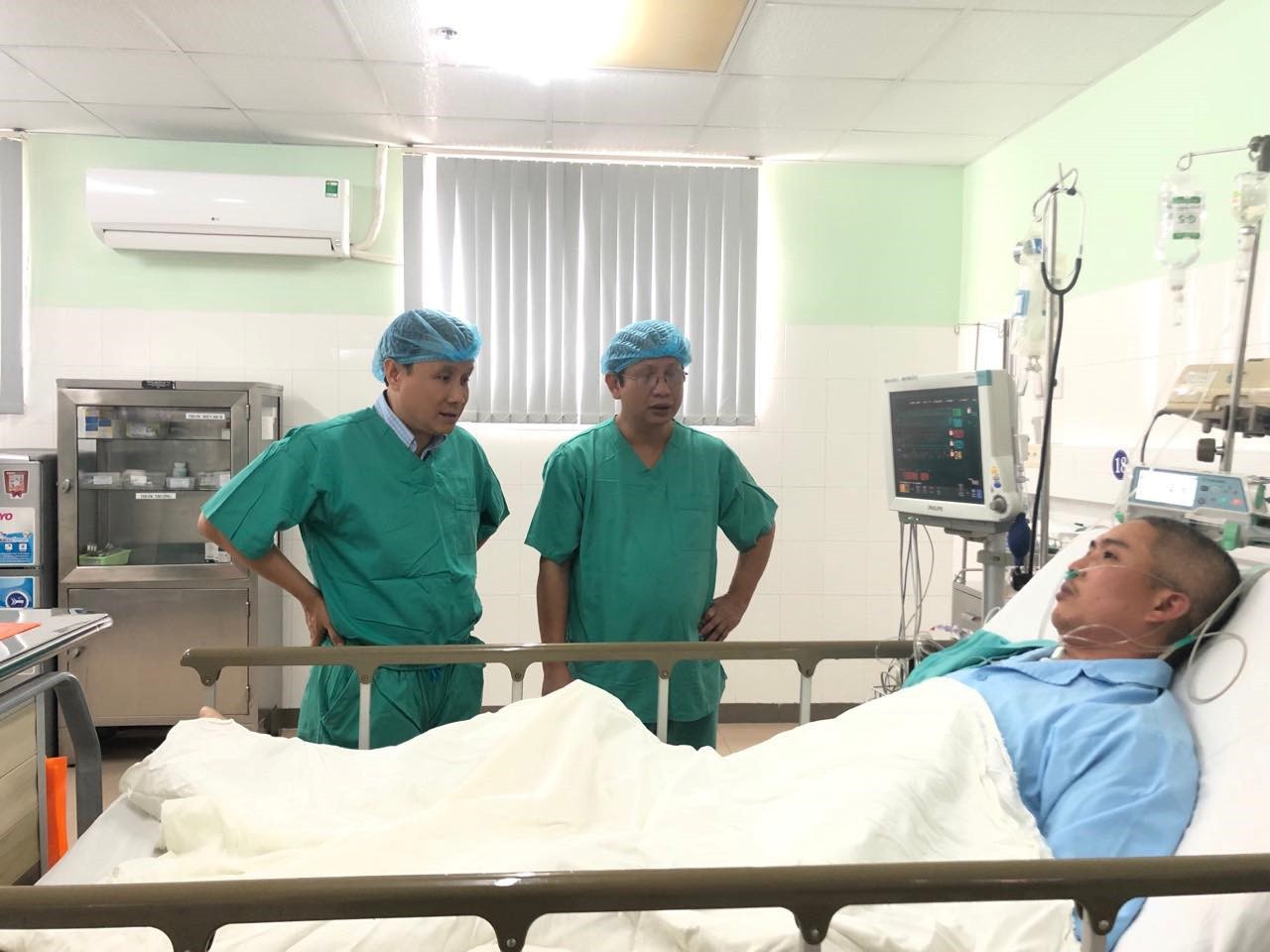 Bệnh nhân sau ghép tim xuyên việt, chưa tới 24 giờ sức khỏe đã ổn định