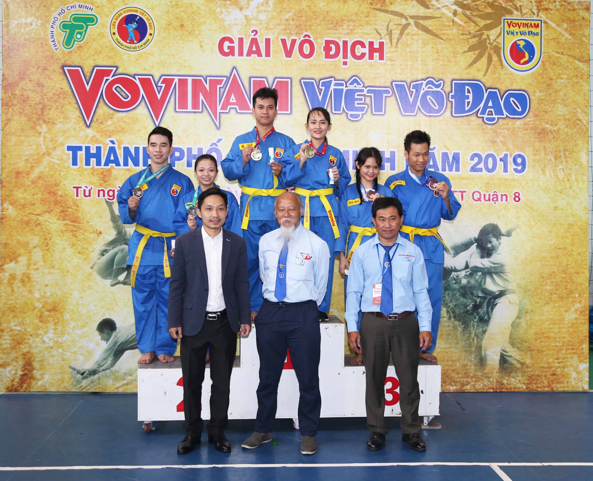 450 VĐV tranh tài giải vô địch Vovinam TP HCM 2019