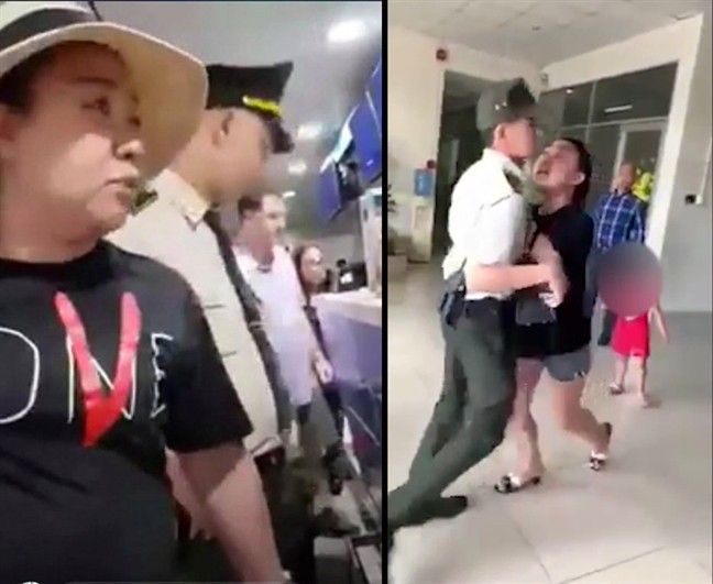 Nữ cán bộ công an lăng mạ nhân viên sân bay phân trần