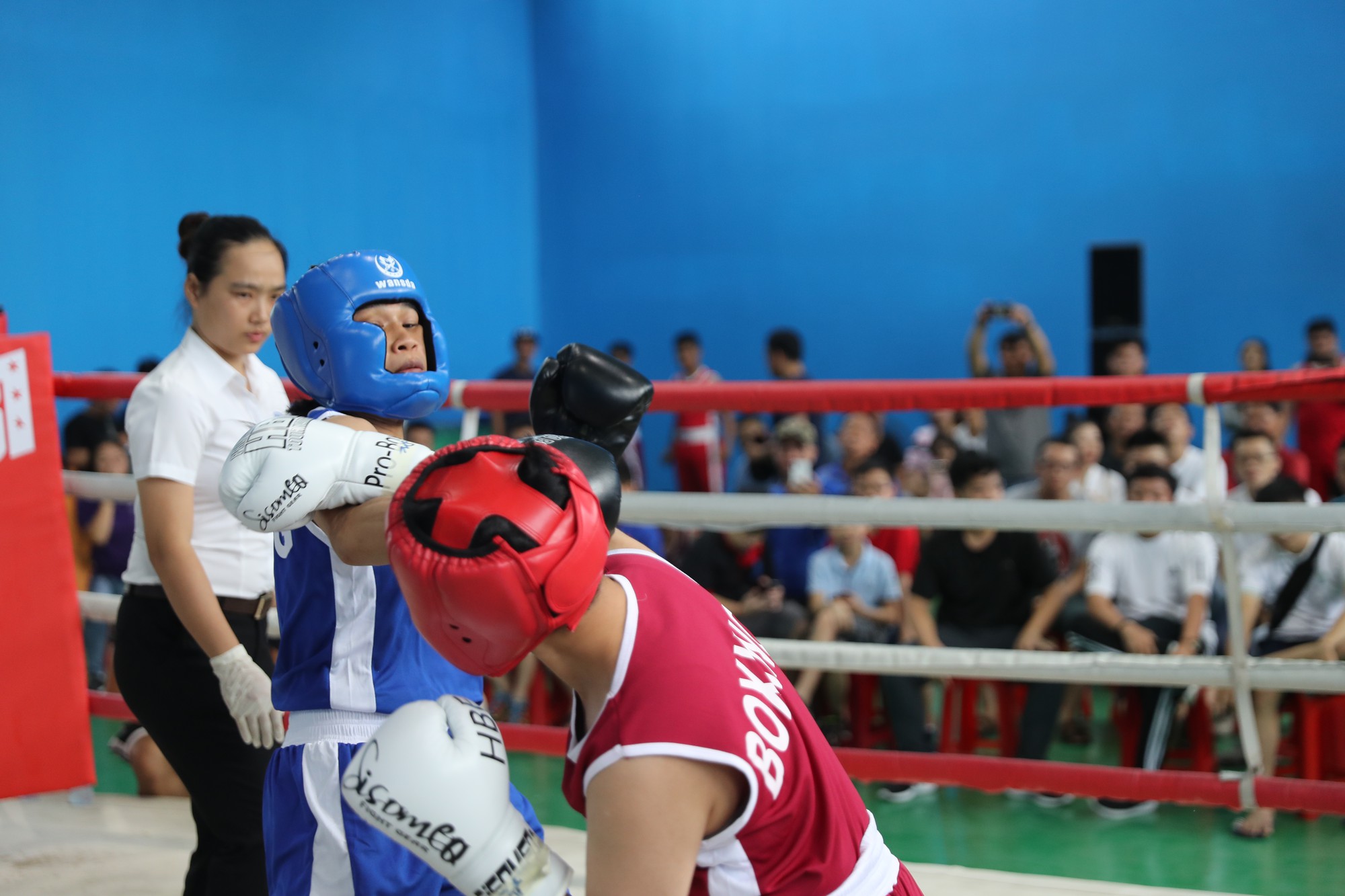 Nữ hoàng muay Việt Thanh Trúc đấu boxing giúp trẻ em nghèo - Ảnh 3.