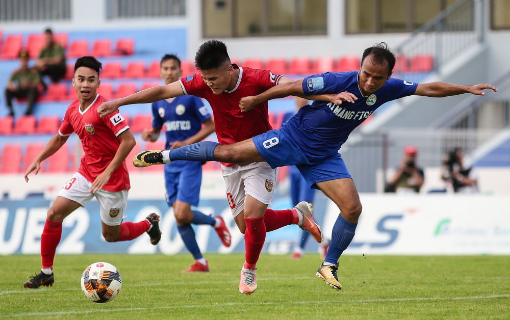 Hồng Lĩnh H&agrave; Tĩnh gi&agrave;nh v&eacute; l&ecirc;n V-League, Phố Hiến tranh suất play-off - Ảnh 1.