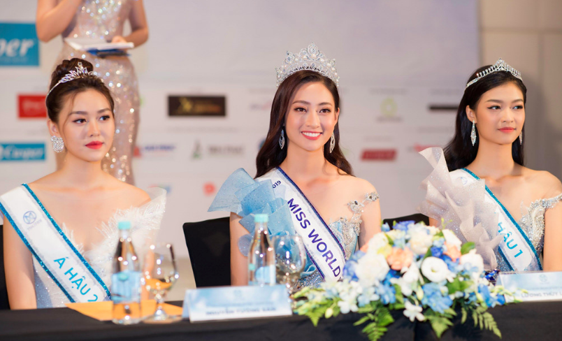 Tân hoa hậu Lương Thùy Linh đáp trả tin đồn mua giải - Ảnh 2.