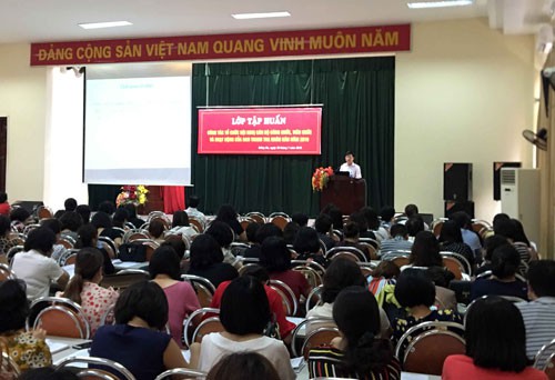HÀ NỘI: Tập huấn công tác tổ chức hội nghị cán bộ, công chức