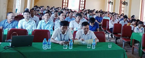 HÀ NỘI: Phổ biến pháp luật về BHXH cho CNVC-LĐ - Ảnh 1.