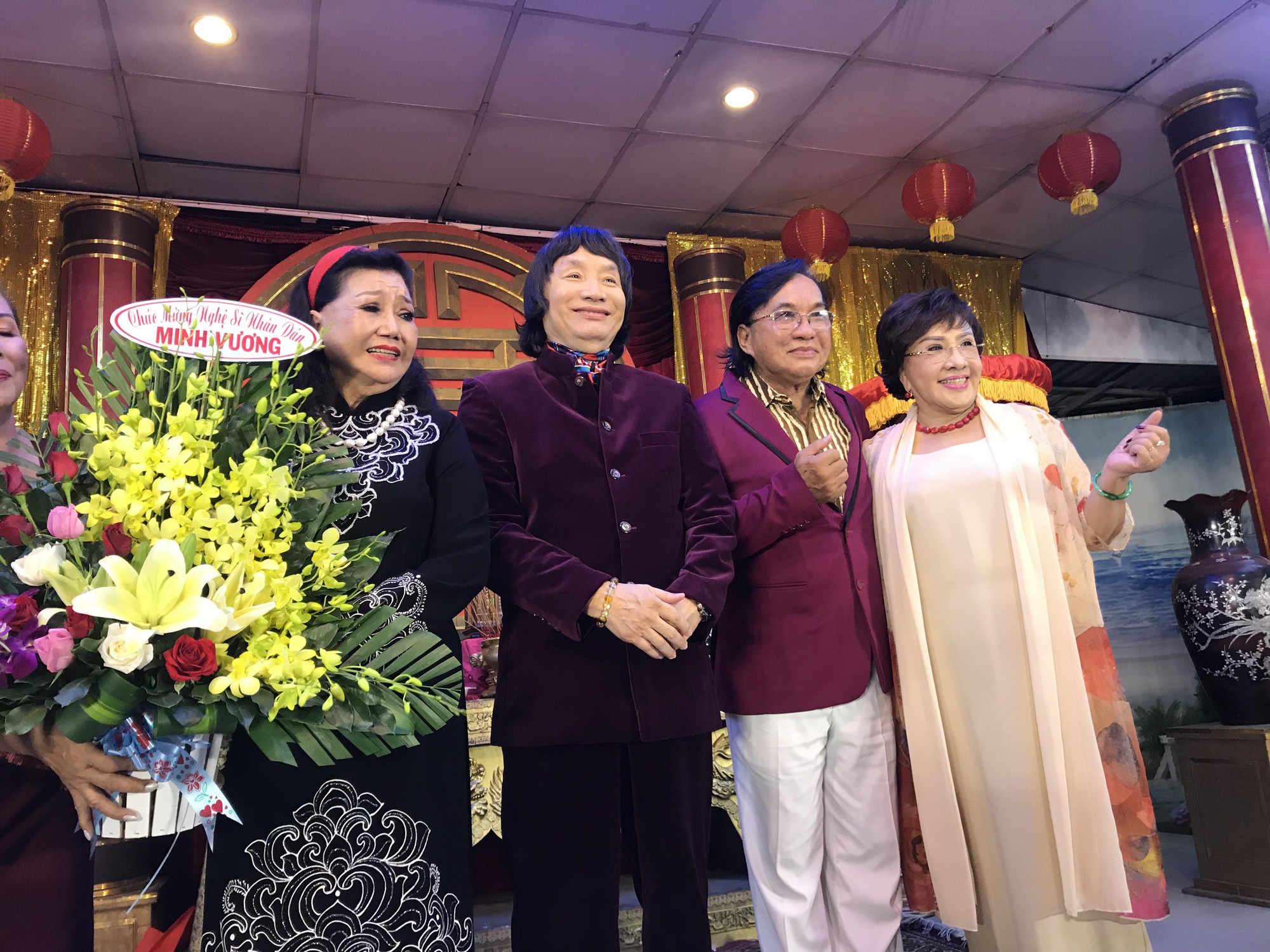 NSND Minh Vương tri ân đồng nghiệp trong ngày giỗ Tổ sân khấu