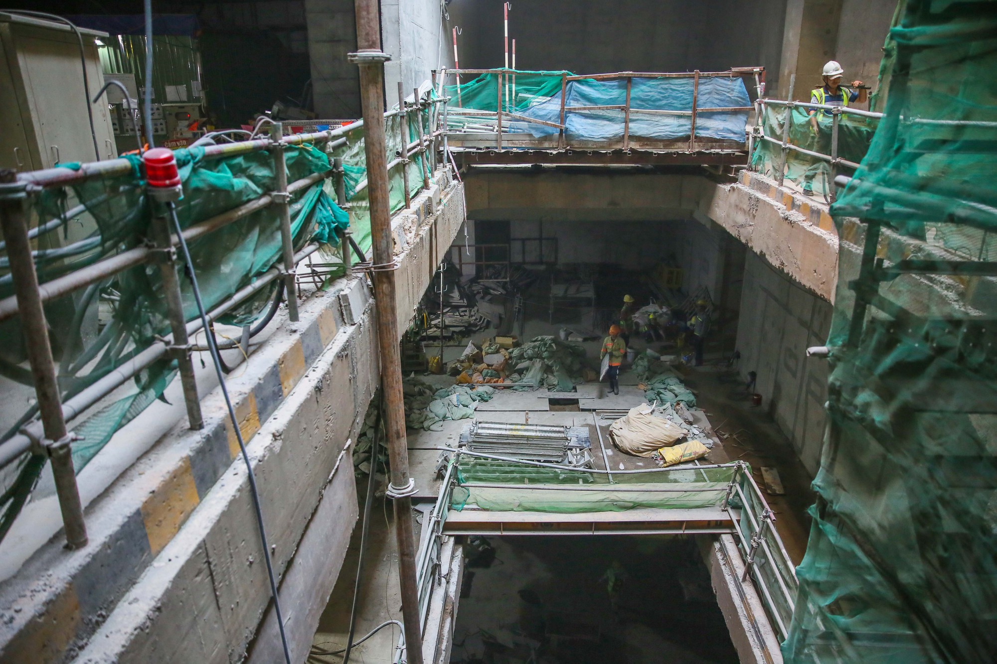Diện mạo đường hầm Metro số 1 tại trung t&acirc;m TP HCM - Ảnh 7.