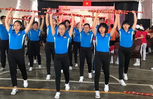 Tưng bừng hội thao "Phụ nữ khỏe đẹp, năng động"