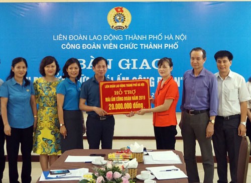 Hà Nội: Hỗ trợ đoàn viên nghèo an cư