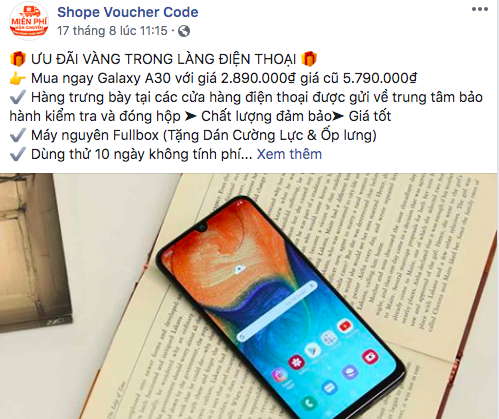 Lừa bán điện thoại giả qua fanpage mạo danh Lazada, Shopee…