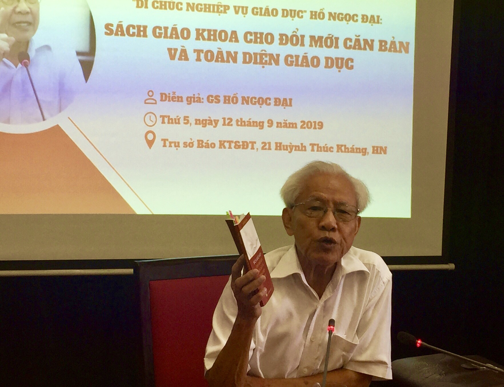 Bộ GD-ĐT phản hồi thế n&agrave;o về kiến nghị SGK C&ocirc;ng nghệ gi&aacute;o dục của GS Hồ Ngọc Đại? - Ảnh 2.