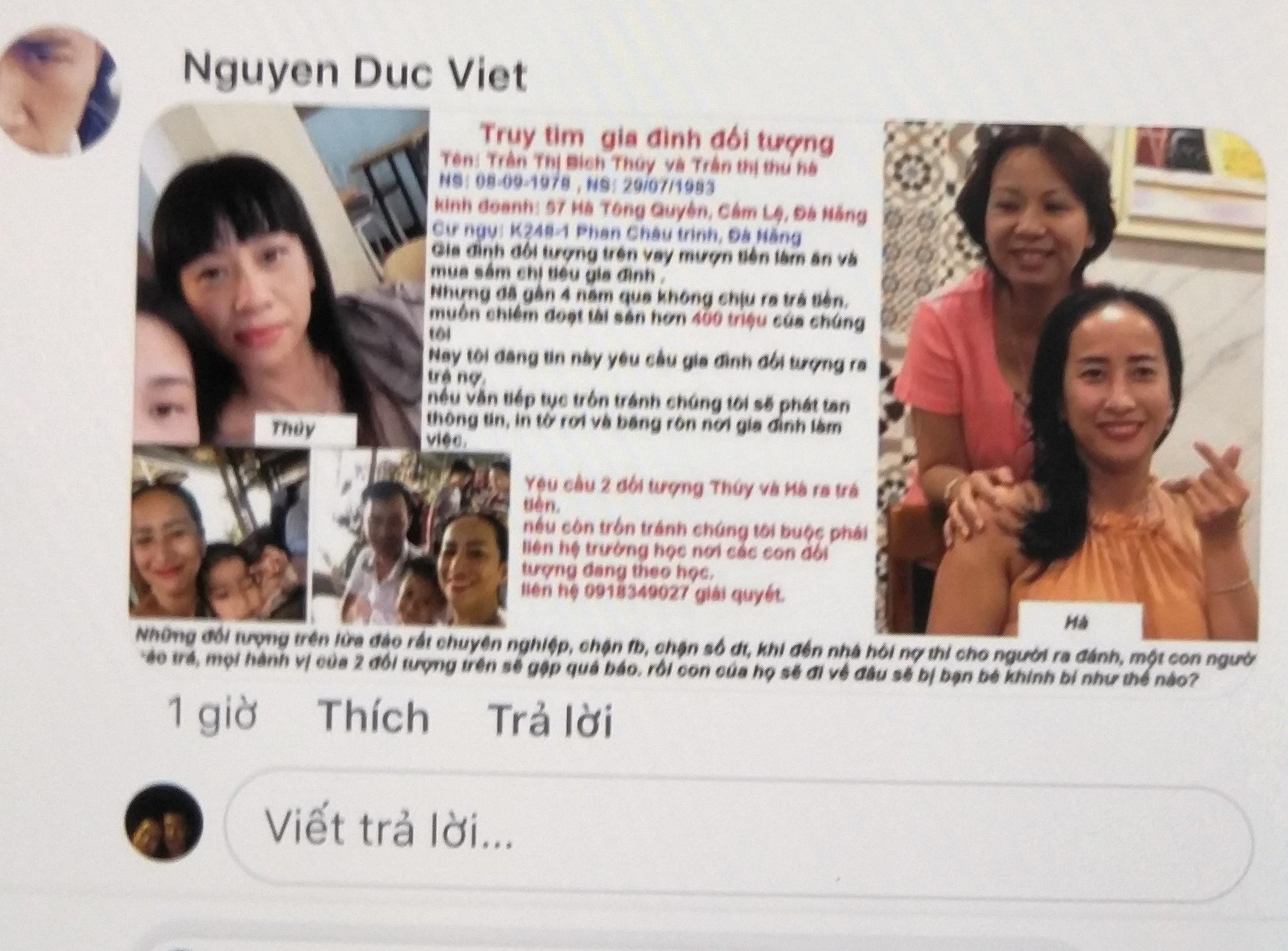 Bị giang hồ khủng bố, dù không vay nợ 150 triệu đồng - Ảnh 1.