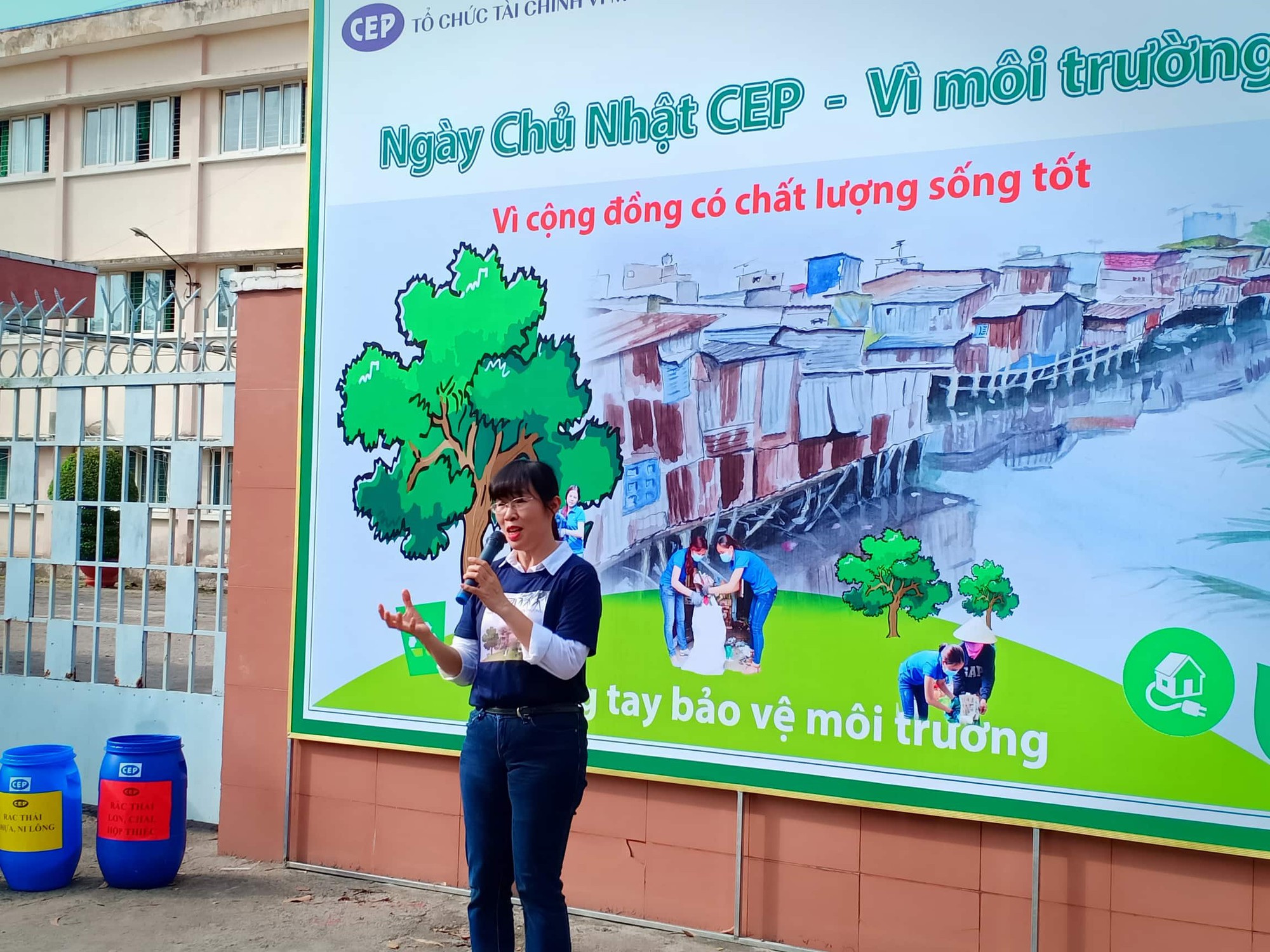 Nhân viên CEP và CNVC-LĐ chung tay bảo vệ môi trường - Ảnh 1.