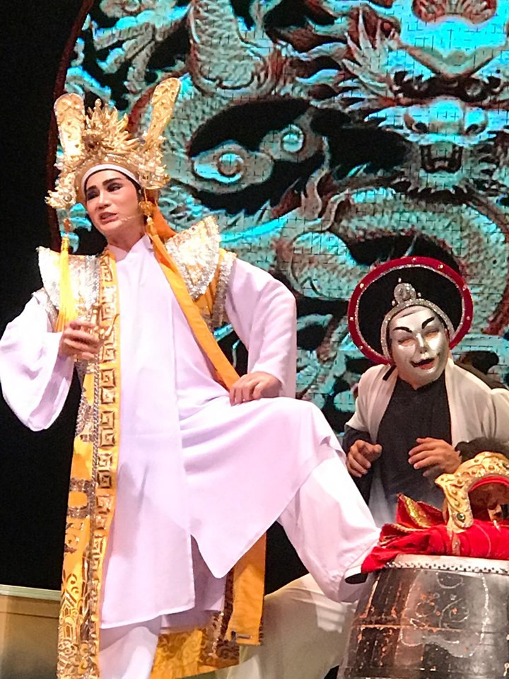 NSƯT Lê Nguyên Đạt chào sân trước thềm liên hoan quốc tế - Ảnh 3.