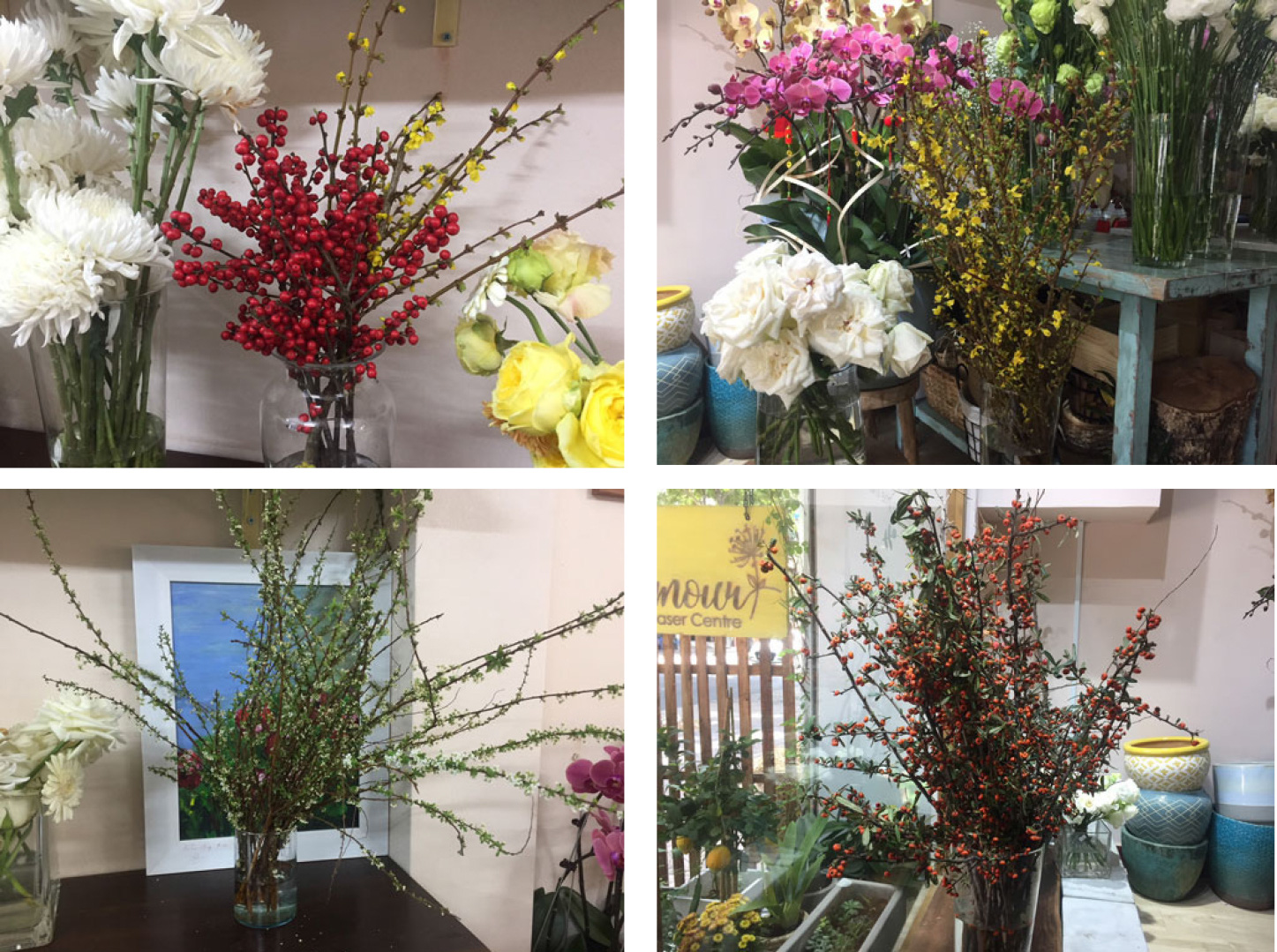 Chi tiền triệu mua hoa ngoại chưng Tết