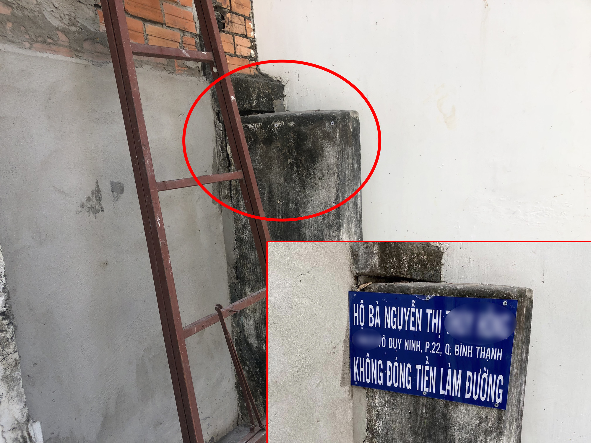 Người trong cuộc lên tiếng về việc dán bảng bêu tên vì không đóng tiền làm đường