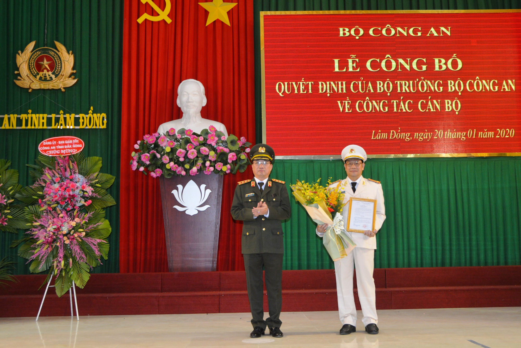 Điều động ph&oacute; gi&aacute;m đốc C&ocirc;ng an Đắk N&ocirc;ng l&agrave;m gi&aacute;m đốc C&ocirc;ng an L&acirc;m Đồng - Ảnh 2.