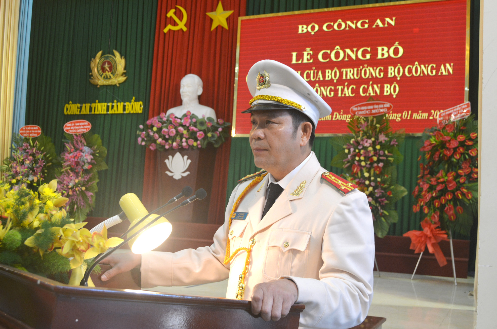 Điều động phó giám đốc Công an Đắk Nông làm giám đốc Công an Lâm Đồng