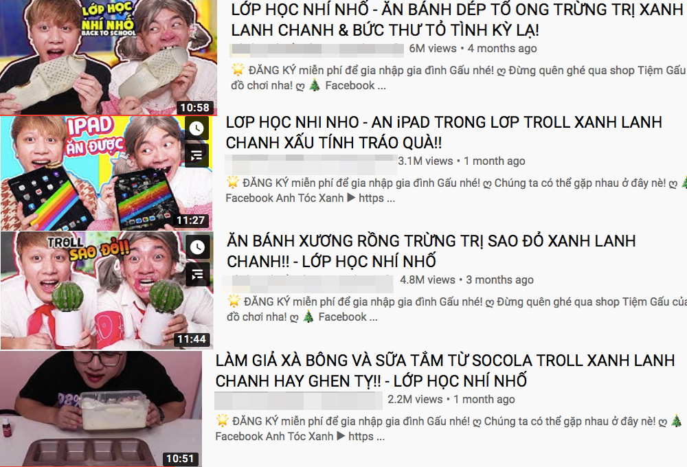Lại th&ecirc;m một k&ecirc;nh YouTube c&oacute; nội dung nguy hại cho trẻ em - Ảnh 1.