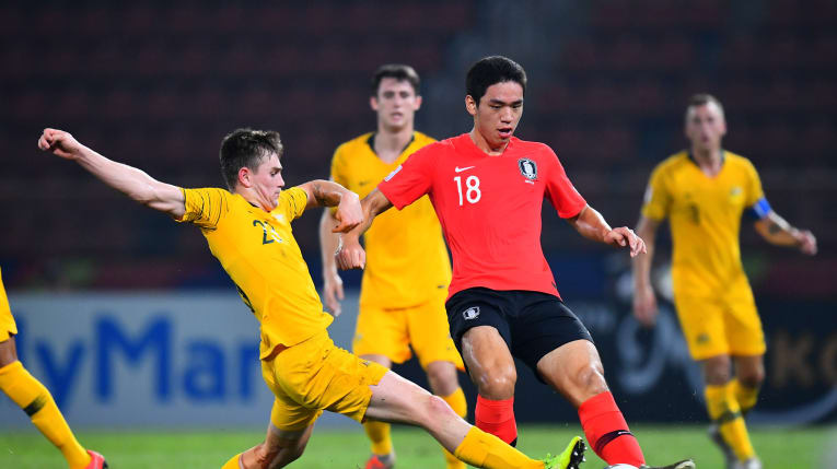 Đ&aacute;nh bại &Uacute;c, H&agrave;n Quốc chạm tr&aacute;n Ả Rập Saudi ở chung kết Giải U23 ch&acirc;u &Aacute; 2020 - Ảnh 2.