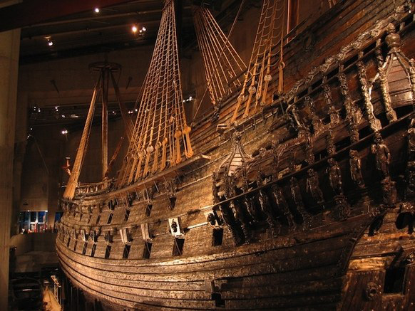 Siêu tàu chiến Vasa mới xuất phát 20 phút đã chìm