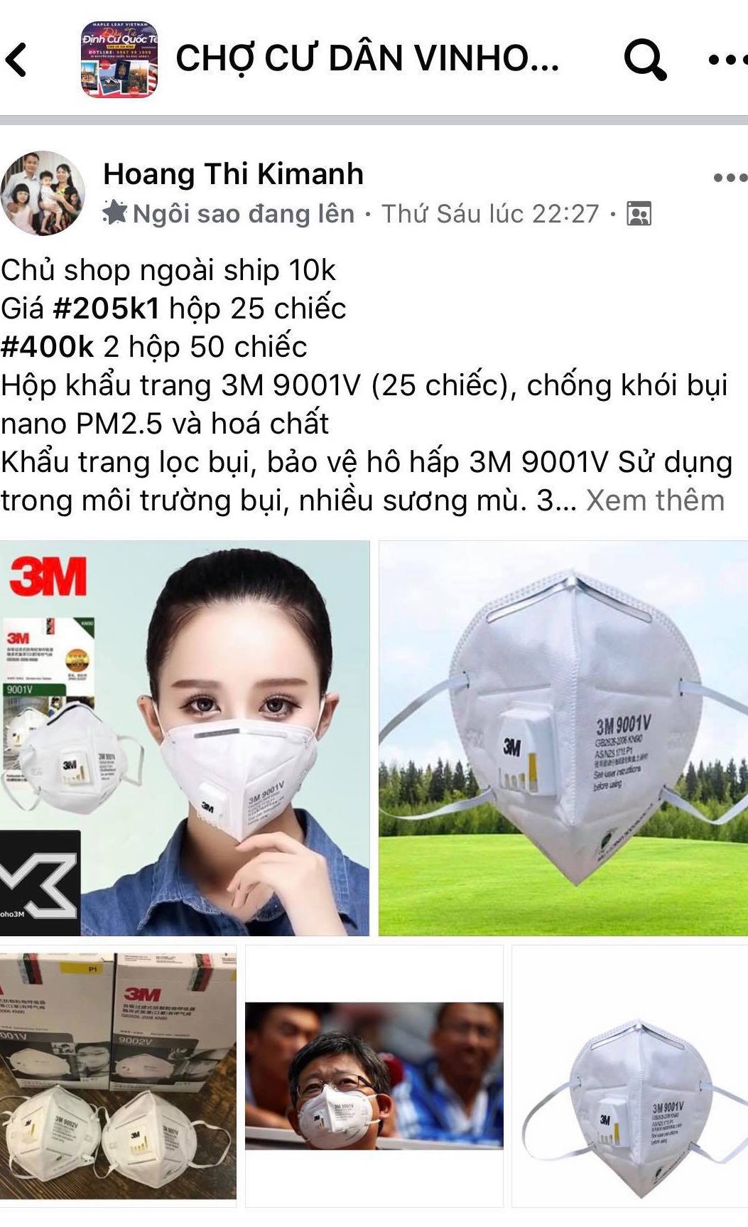Lo sợ dịch vi&ecirc;m phổi Vũ H&aacute;n, khẩu trang &ldquo;ch&aacute;y&rdquo; h&agrave;ng tr&ecirc;n cả nước - Ảnh 2.