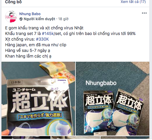 Lo sợ dịch vi&ecirc;m phổi Vũ H&aacute;n, khẩu trang &ldquo;ch&aacute;y&rdquo; h&agrave;ng tr&ecirc;n cả nước - Ảnh 4.