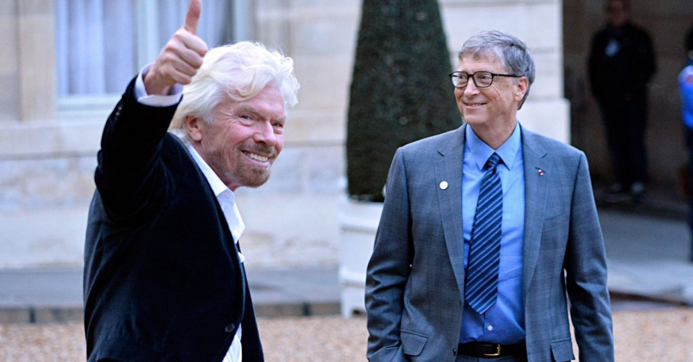 Tỷ phú Bill Gates và Richard Branson cùng nỗ lực chống lại biến đổi khí hậu