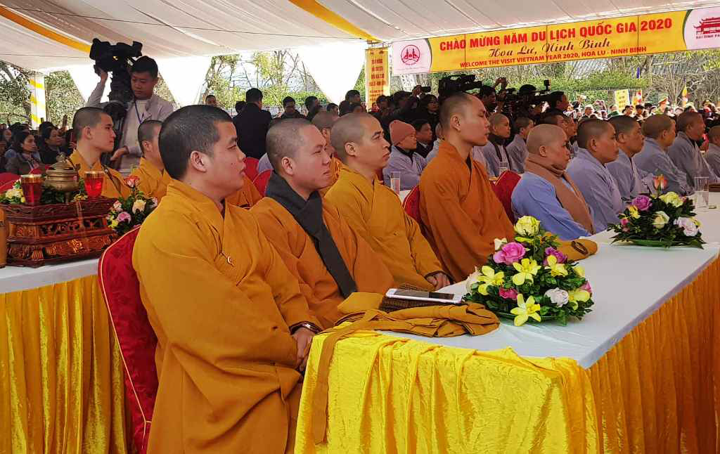Ph&oacute; Thủ tướng Thường trực Trương H&ograve;a B&igrave;nh đ&aacute;nh trống khai hội ch&ugrave;a B&aacute;i Đ&iacute;nh - Ảnh 3.