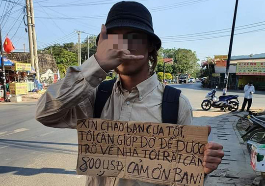 Lãnh đạo Phú Quốc lên tiếng việc người nước ngoài đeo bảng xin tiền