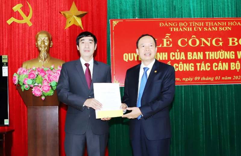 TP Sầm Sơn có tân Bí thư 43 tuổi