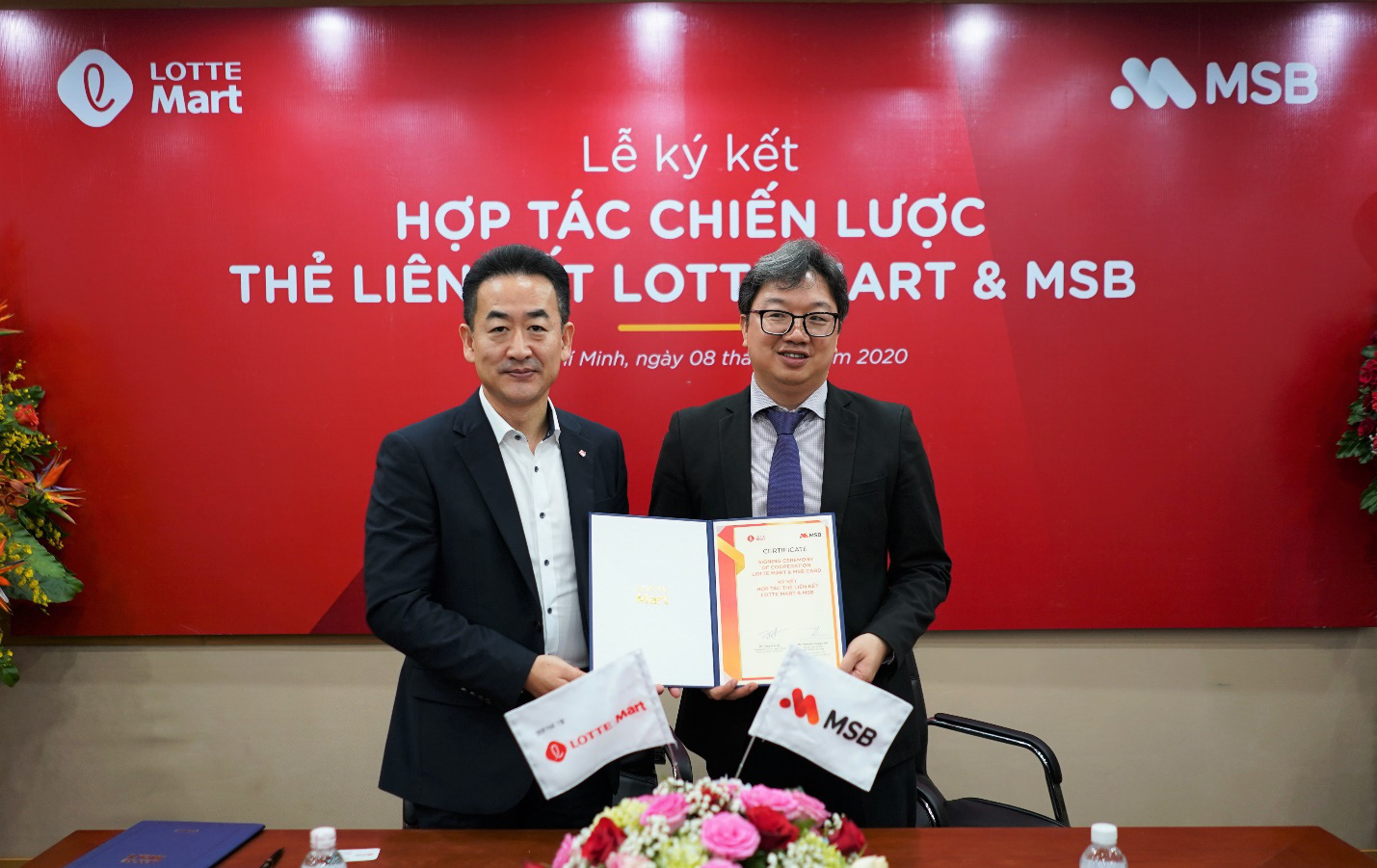 Ng&acirc;n h&agrave;ng MSB v&agrave; LOTTE Mart t&aacute;i k&yacute; hợp t&aacute;c, n&acirc;ng cấp thẻ đồng thương hiệu - Ảnh 1.