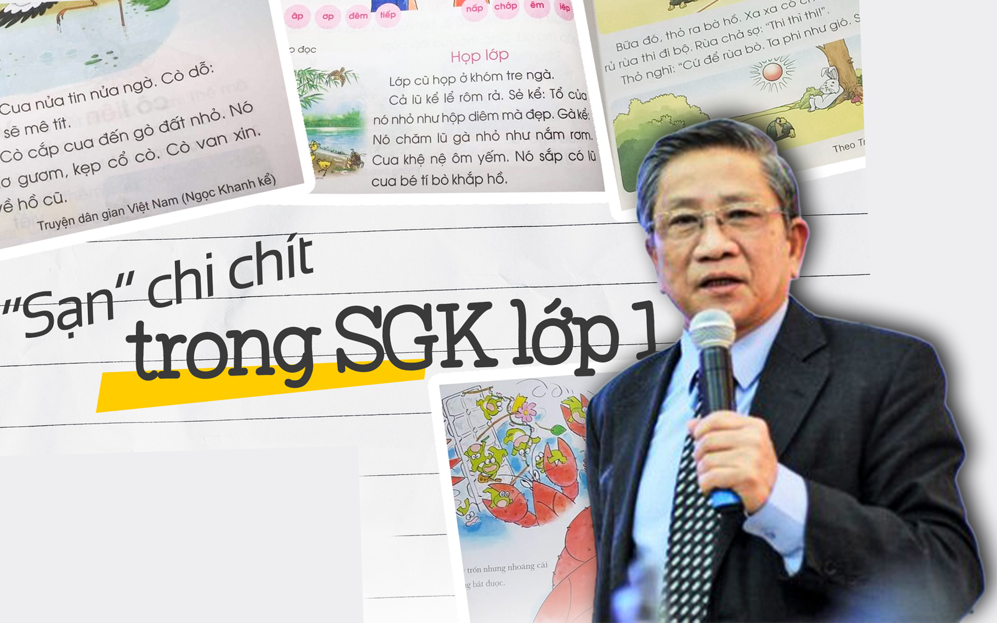 Chủ biên sách giáo khoa lớp 1 đừng bỡn cợt dư luận!