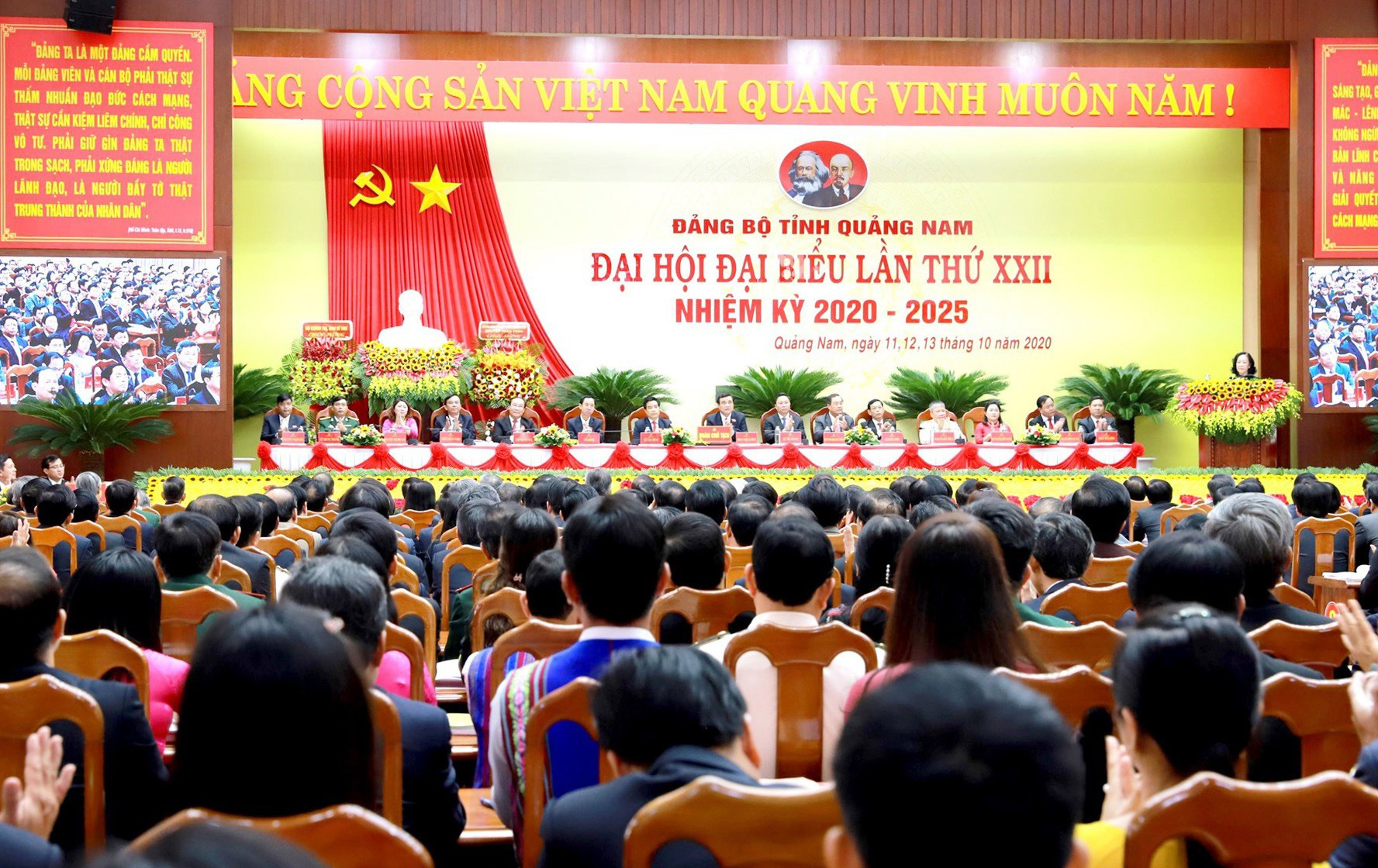 Danh sách 53 người trúng cử Ban Chấp hành Đảng bộ tỉnh Quảng Nam khóa XXII