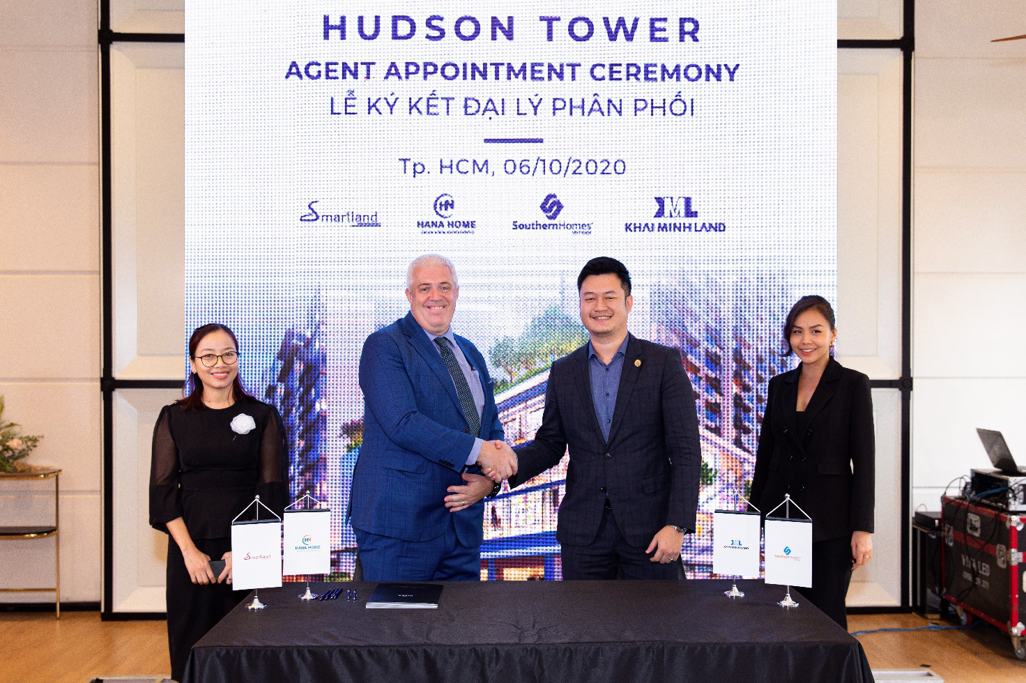 City Garden Thủ Thi&ecirc;m k&yacute; kết hợp t&aacute;c với 4 nh&agrave; ph&acirc;n phối lớn cho Hudson Tower  - Ảnh 1.