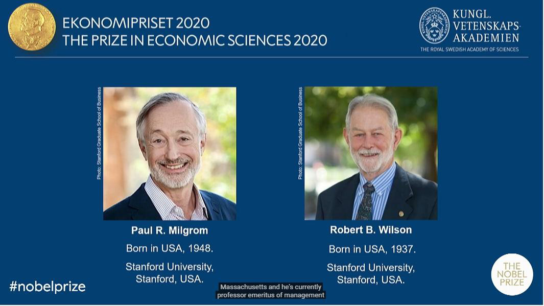 Giải Nobel Kinh tế 2020 đã có chủ