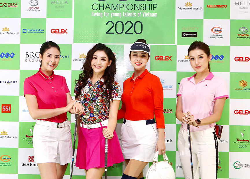 Nhiều hoa hậu, á hậu tranh tài tại giải Golf có giải thưởng 6 tỉ đồng