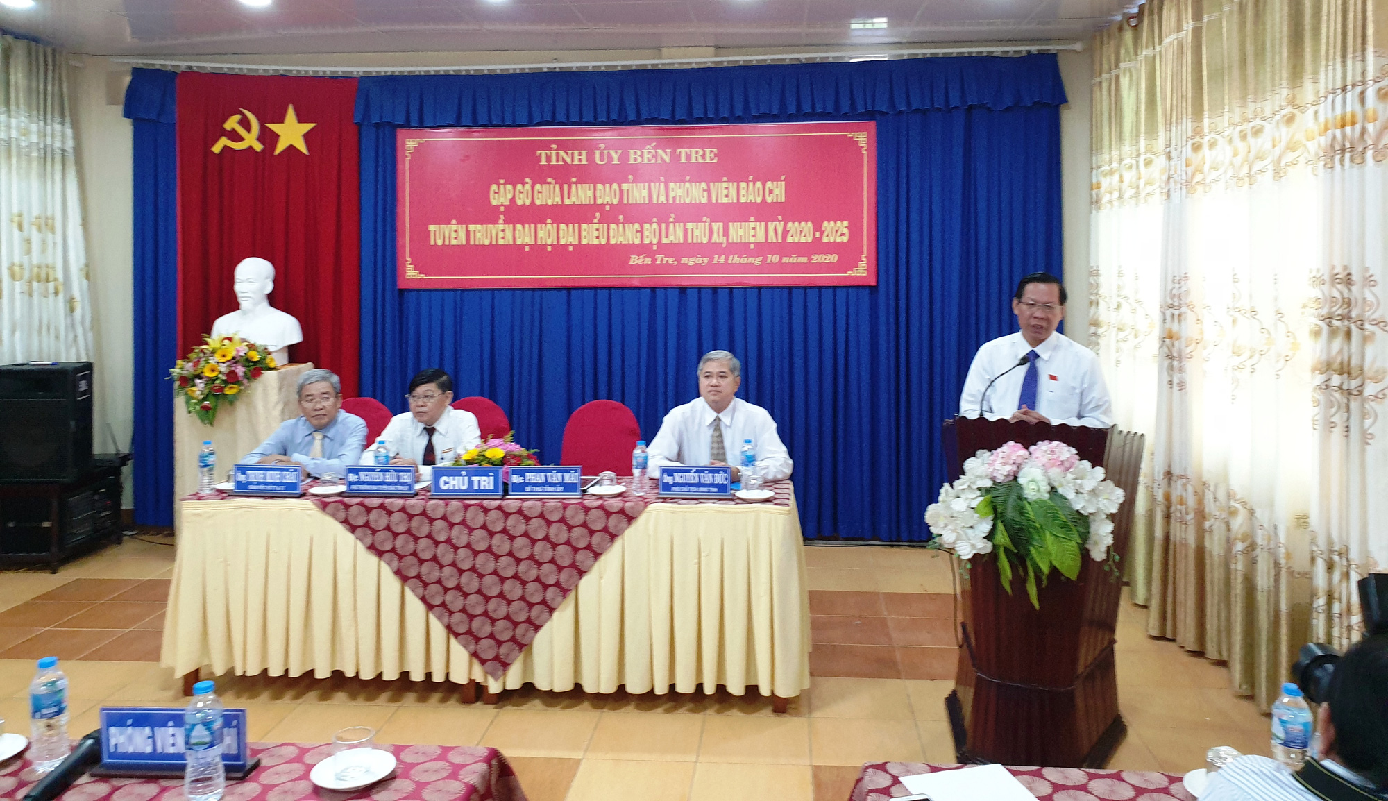 B&iacute; thư Tỉnh ủy Bến Tre n&ecirc;u những nhiệm vụ trọng t&acirc;m  trong nhiệm kỳ mới - Ảnh 1.