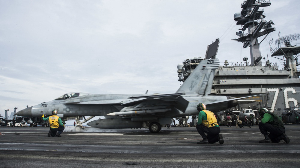 Nhóm tác chiến tàu sân bay Mỹ USS Ronald Reagan trở lại biển Đông