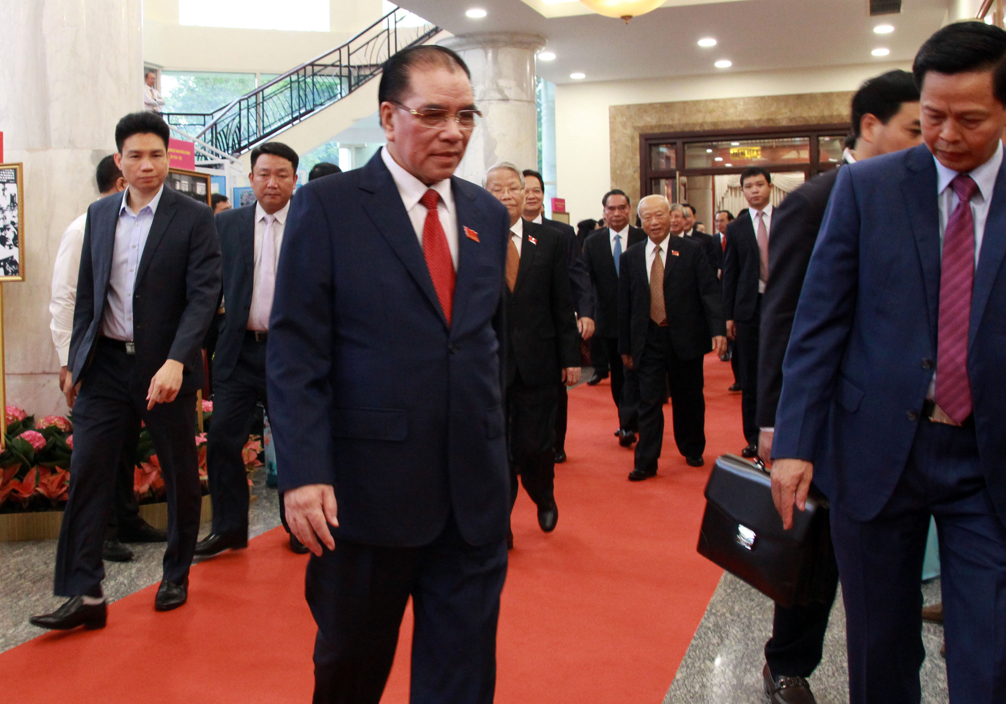 Hình ảnh lãnh đạo, nguyên lãnh đạo Đảng, Nhà nước dự khai mạc Đại hội Đảng bộ TP HCM - Ảnh 3.