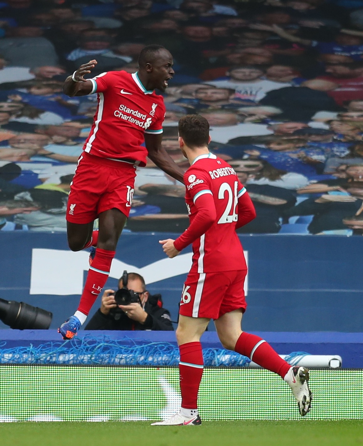 Mãn nhãn khi Everton cầm chân Liverpool trong trận derby 4 bàn thắng - Ảnh 1.